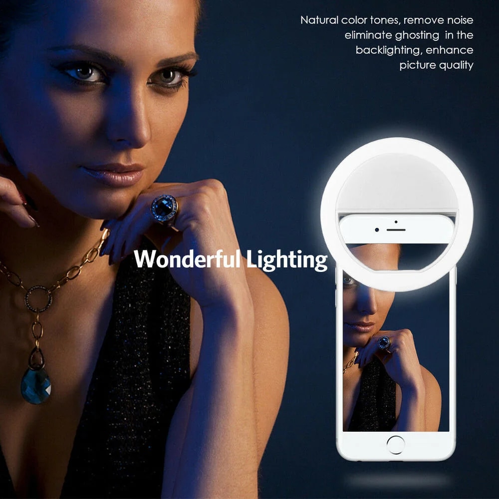 USB Rechargeable LED Selfie Ri - огляд і ціна Photography Lighting Game