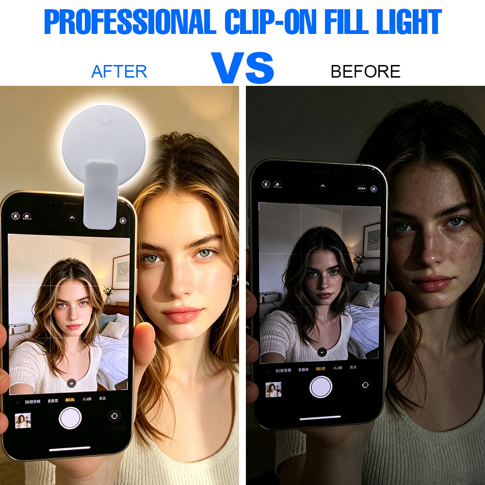Clip LED Selfie Fill Light 3 B - огляд і ціна Photography Lighting Game