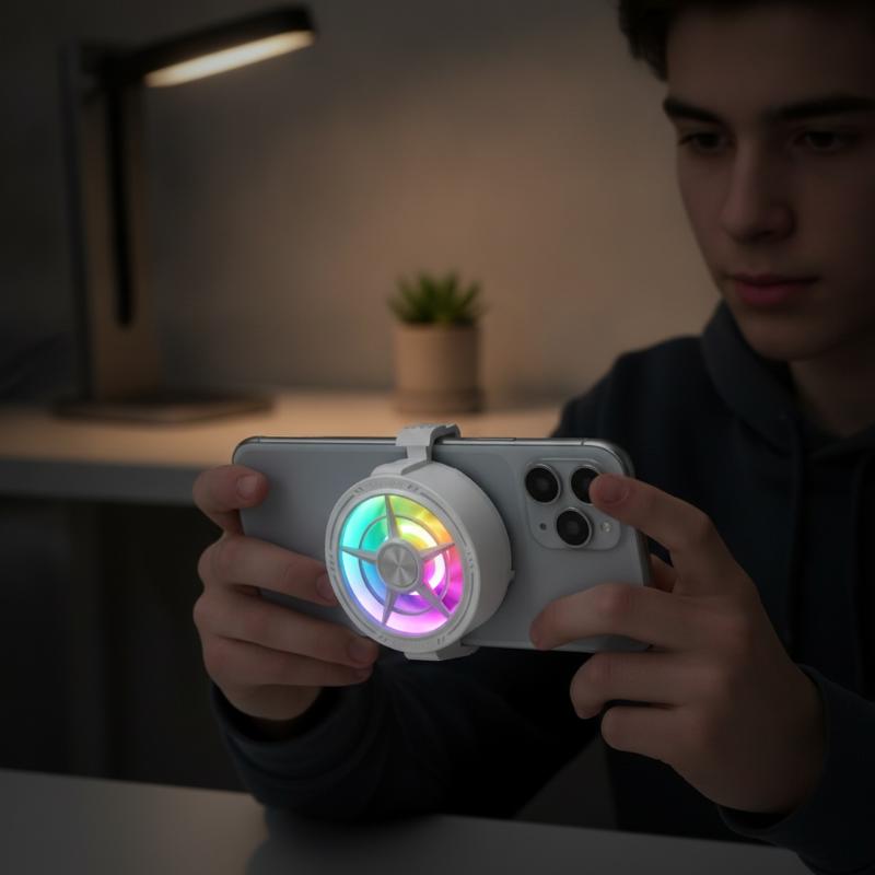 Clip On Phone Cooler Fan Low N - огляд і ціна Photography Lighting Game