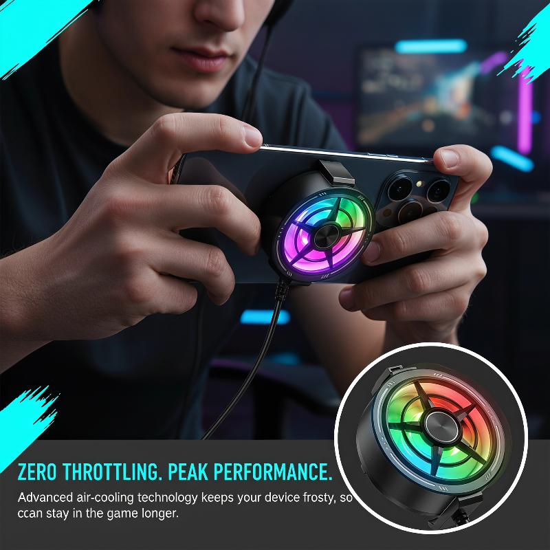 Clip On Phone Cooler Fan Low N - огляд і ціна Photography Lighting Game