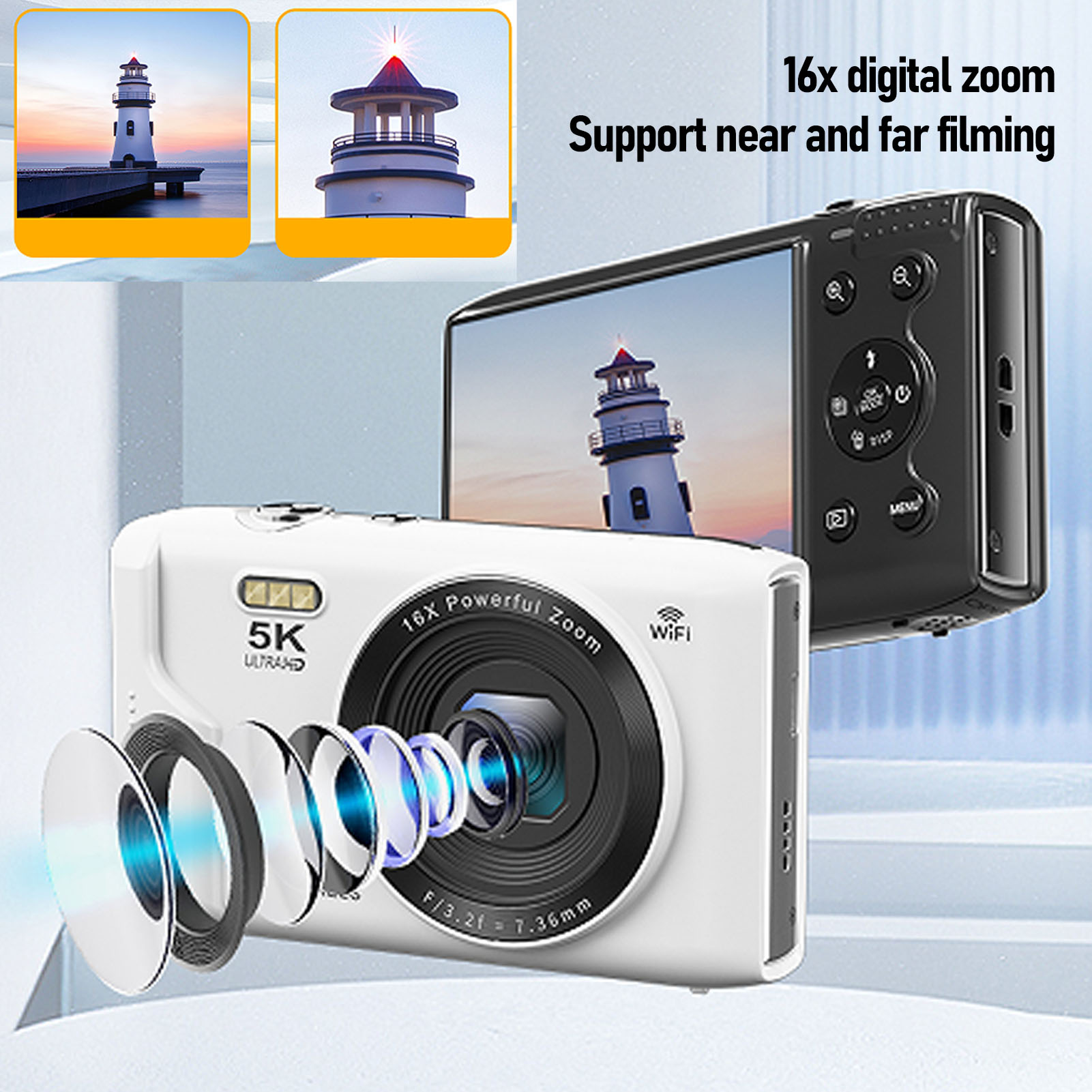 5K Digital Camera 72MP 16X Zoo - огляд і ціна Photography Lighting For Beginners