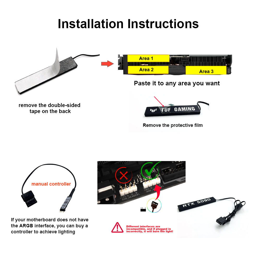 PC GPU ARGB Lighting Panel Whi - огляд і ціна Photography Lighting Game